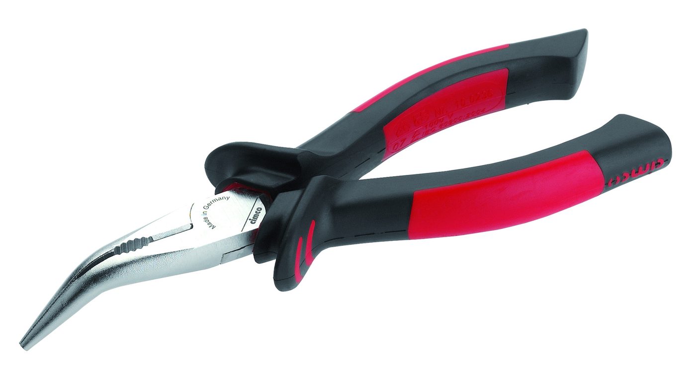 Kìm điện thoại 1,000 V với hàm cong DIN ISO 5745, khớp nối chèn, 160 mm