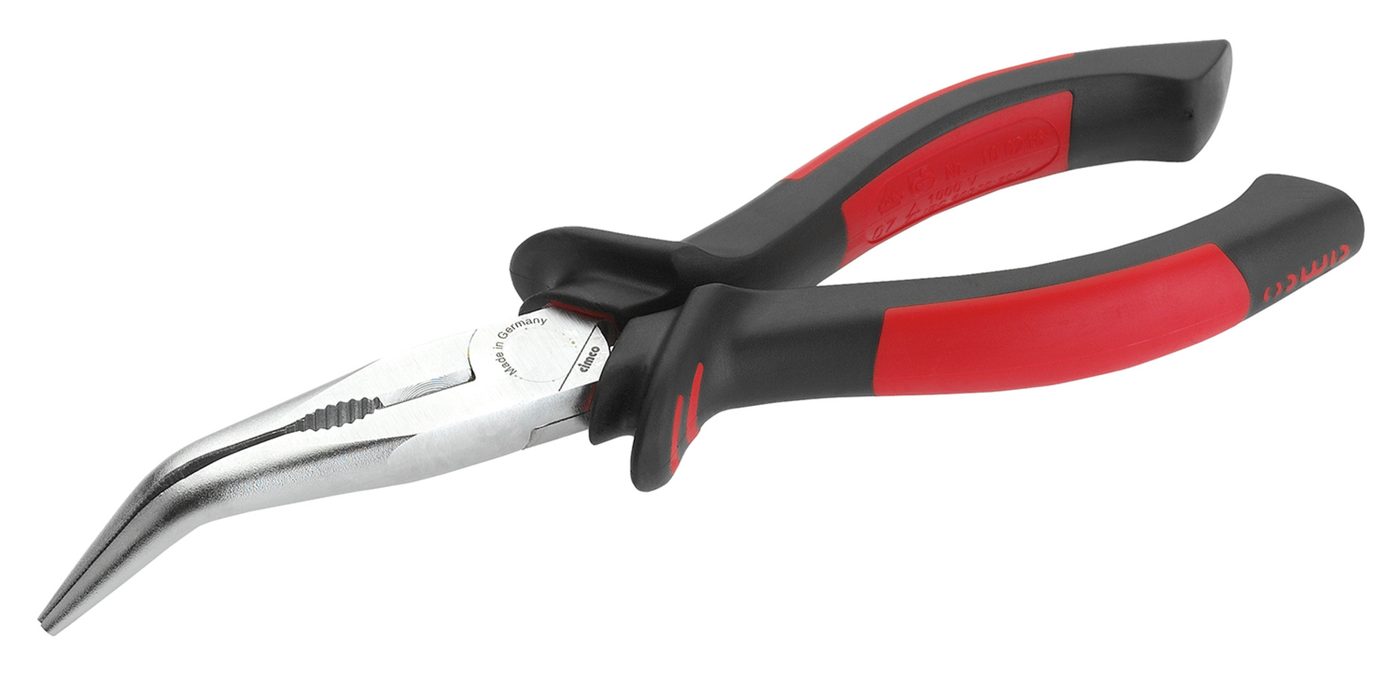 Kìm điện thoại 1,000 V với hàm cong DIN ISO 5745, khớp nối chèn, 200 mm