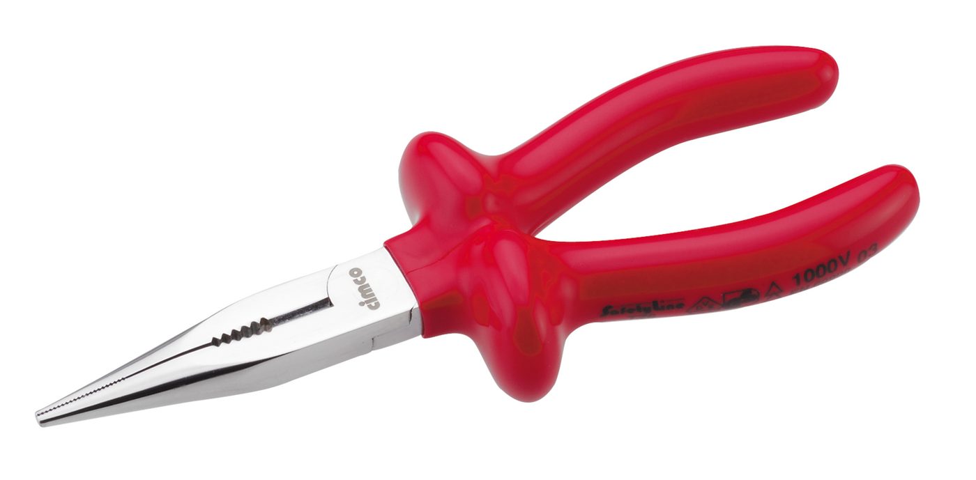 Kìm điện thoại 1,000 V, nhúng, hàm thẳng, 160 mm