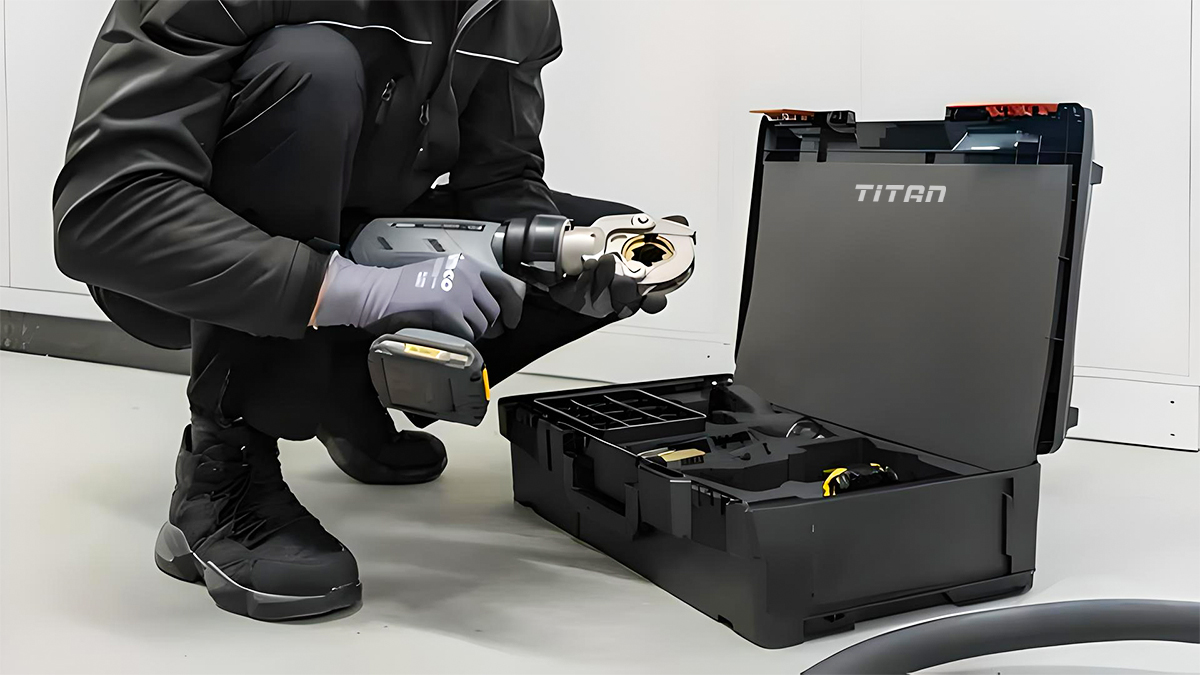 Kìm ép cos thủy lực 62 kN MultiPro – bộ cơ bản dùng pin