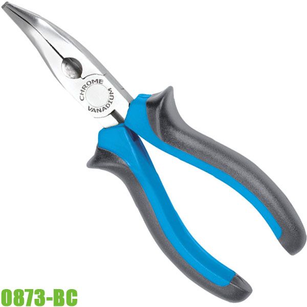 Kìm mũi nhọn 0873-BC, đầu cong 45 độ chiều dài 160-200mm FERVI