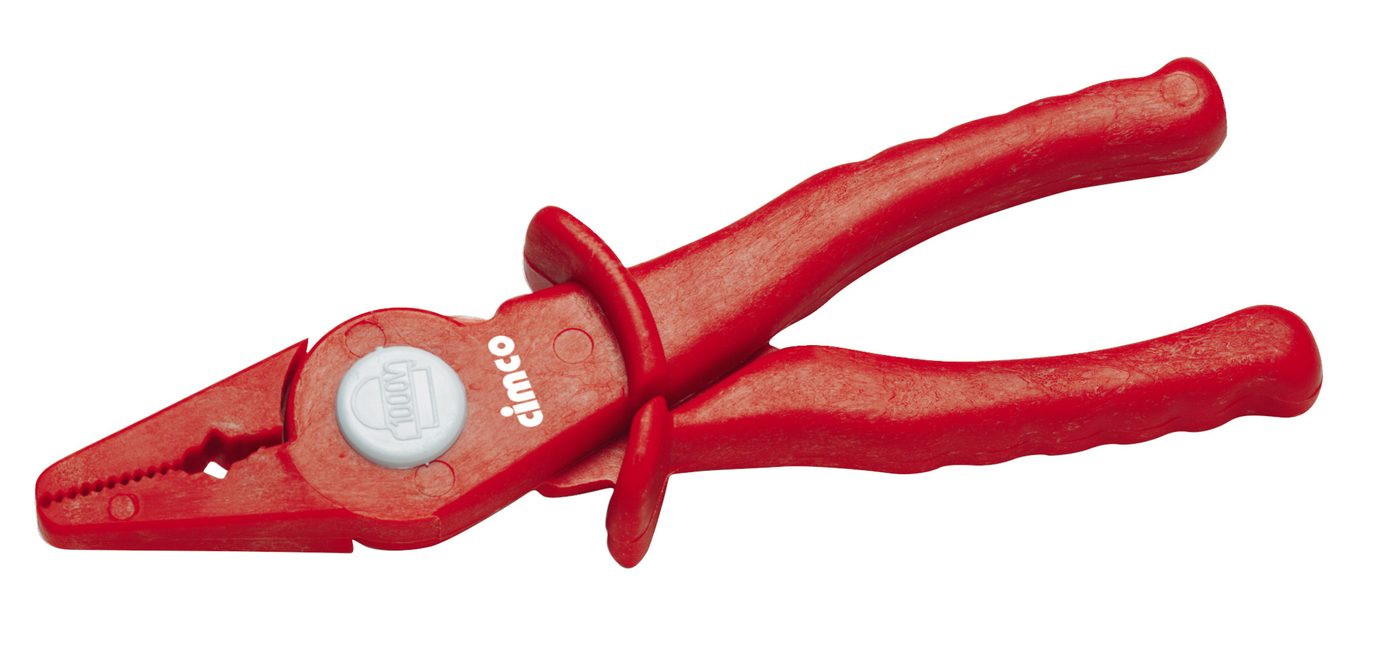 Kìm mũi phẳng 1,000 V, chiều dài 200 mm