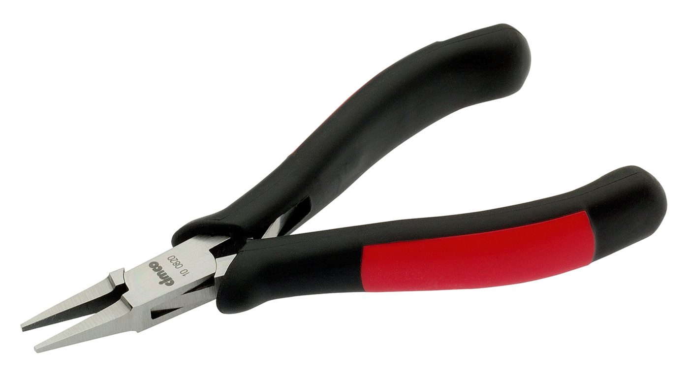 Kìm mũi phẳng điện tử 130 mm, hàm hẹp mịn