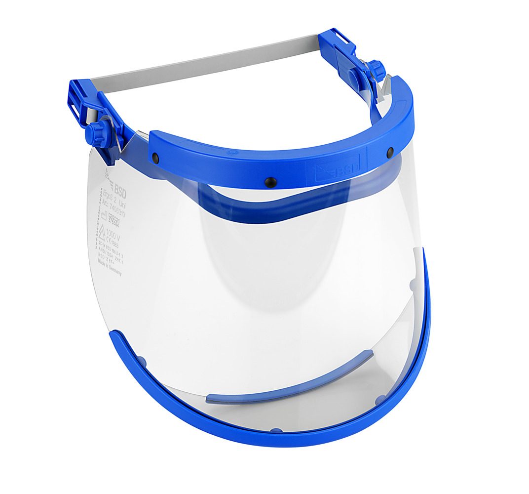 Kính chắn mặt 1,000 V, lớp bảo vệ 2