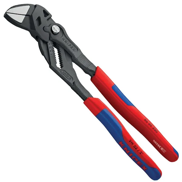 Kìm cờ lê 10 inch, bề mặt hoàn thiện điện hóa đen, cán đa màu