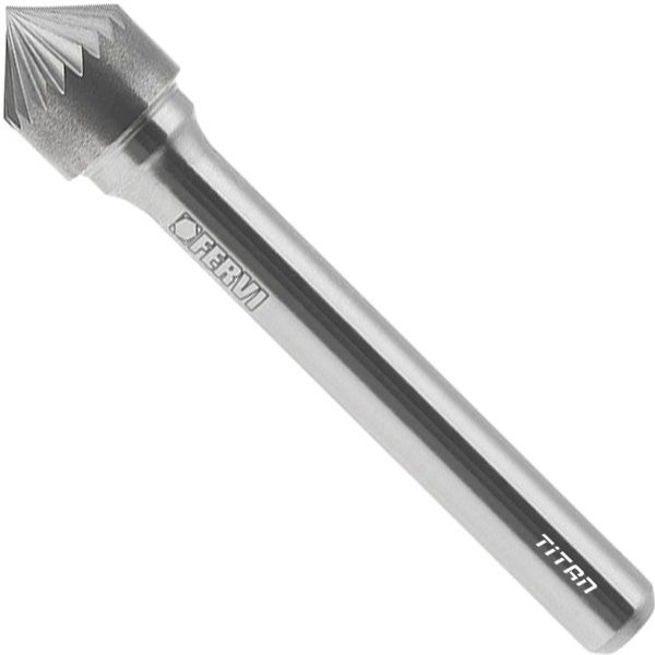 Mũi mài hình nón FERVI KxSC, Ø10-16mm, Tungsten Carbide