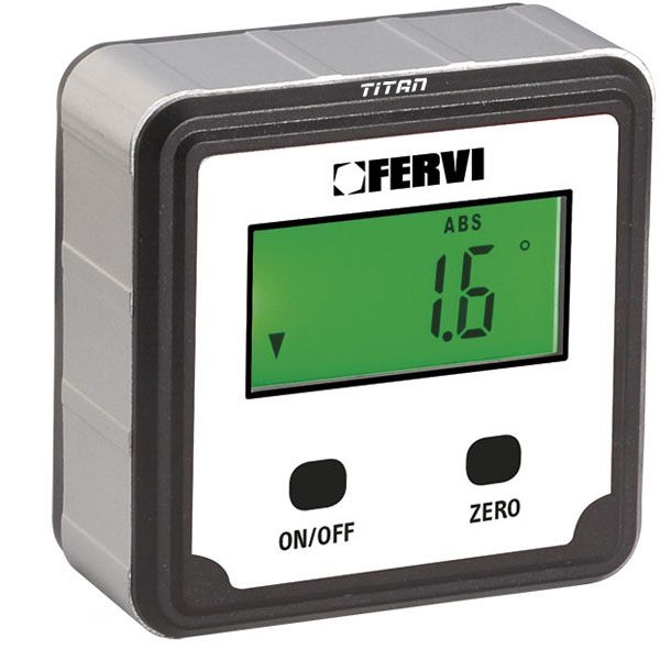 Thước đo góc điện tử FERVI L080, 0 ÷ 90°, gồm 4 mặt đo