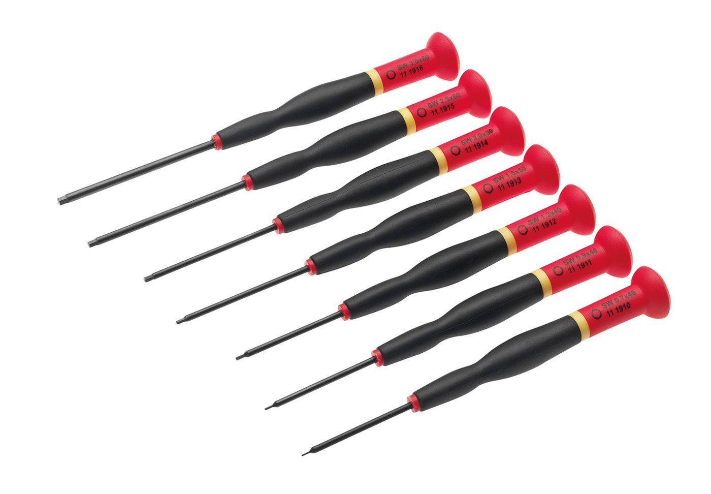 Bộ cờ lê chốt chính xác (lục giác), 7 món