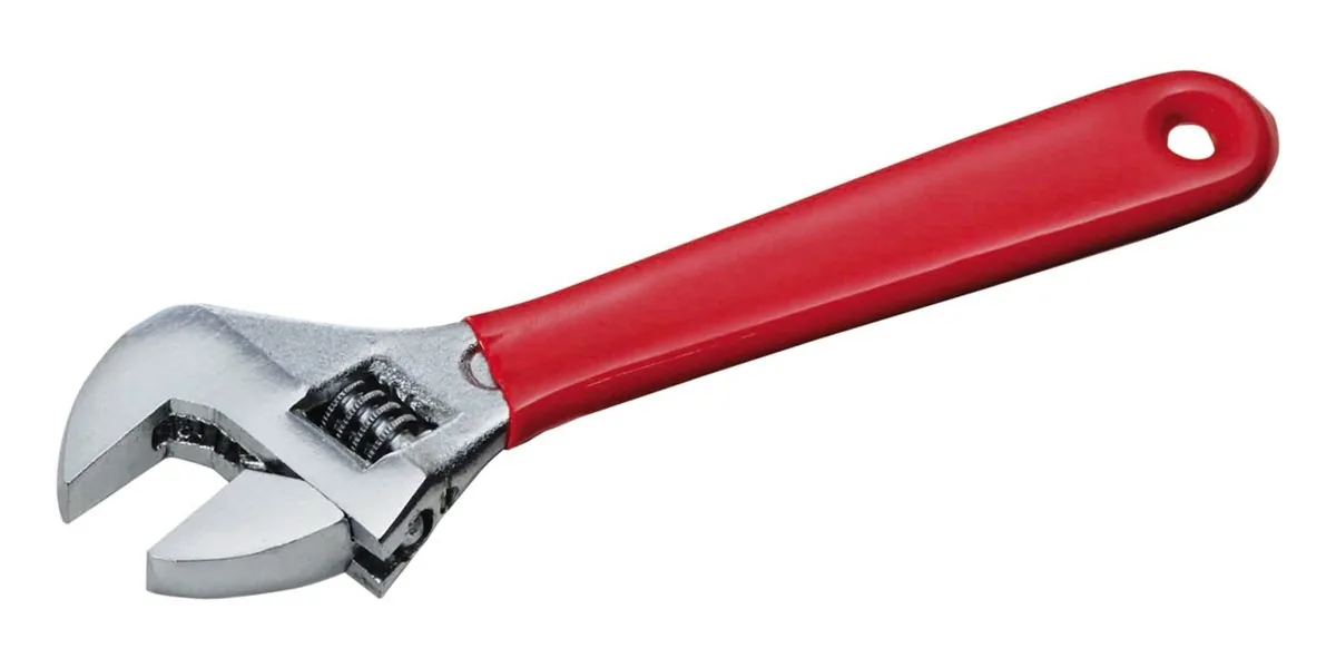 Mỏ lết 6 inch dài 160 mm, đáp ứng tiêu chuẩn DIN 3117 A, cán bọc nhựa thumbnail 2