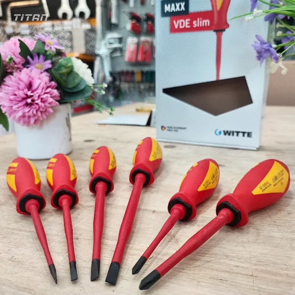 Insulated screwdriver set WITTE 653773, 6 pieces, Maxx Slim 1000V thumbnail 7