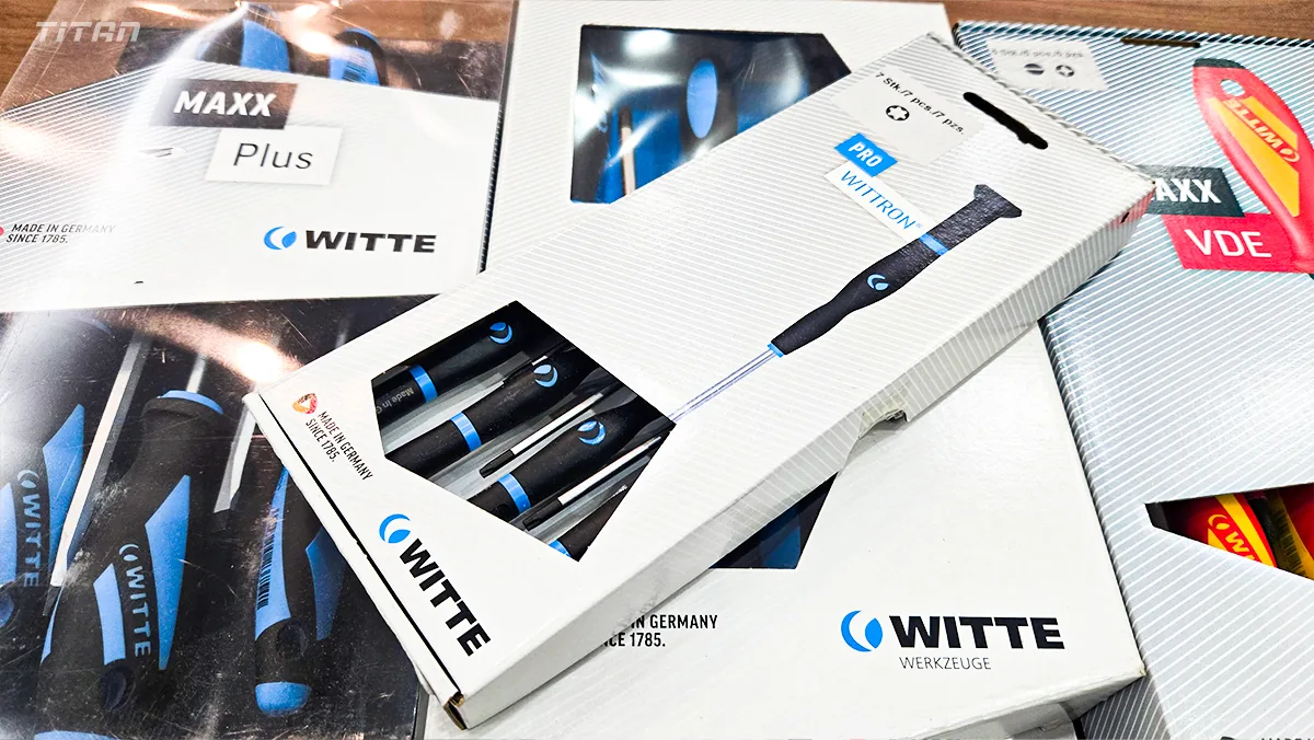 Bo tua vit dau sao dien tu WITTE 89343 6