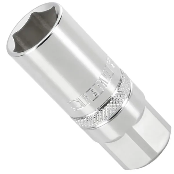 Đầu tuýp mở bugi FERVI BN4C3Lx, vuông 1/2 inch, cỡ 16, 18 và 21 mm