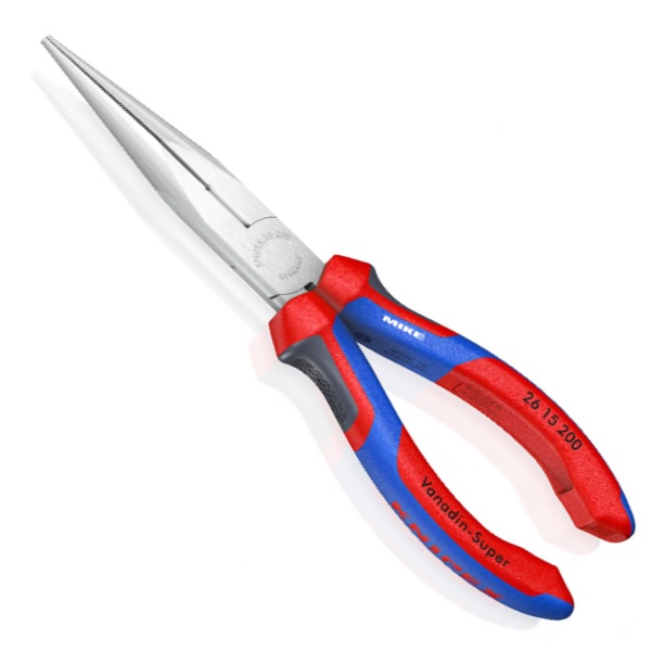 Kìm mỏ nhọn 200mm mạ chrome KNIPEX 26 15 200
