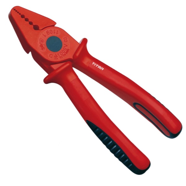 Kìm tuốt dây Cimco 100792 tay cầm cách điện 1,000 V, chiều dài 180 mm, cán sợi thủy tinh