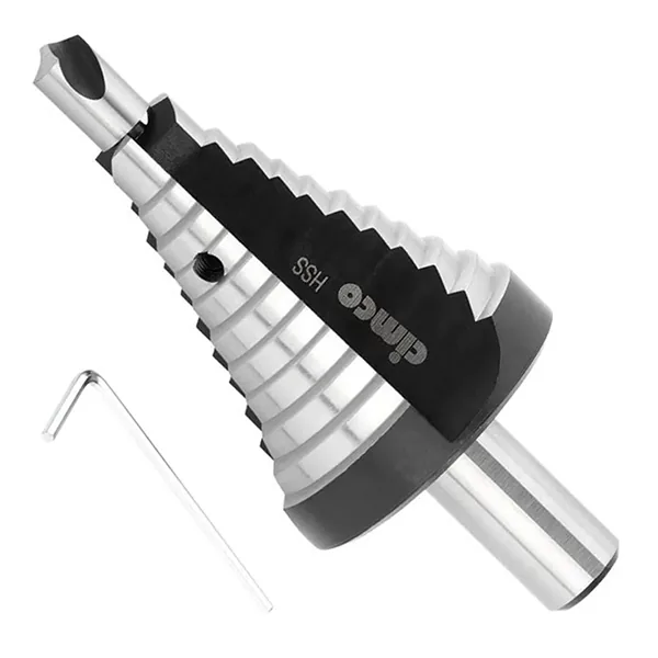 Mũi khoan tháp HSS CIMCO 20120x cho ốc siết cáp, Ø 8 đến 40,5 mm