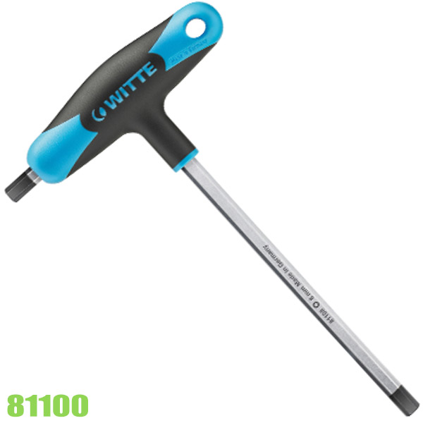 Lục giác chữ T 81100, size 2-10mm 2 đầu vặn cán nhựa