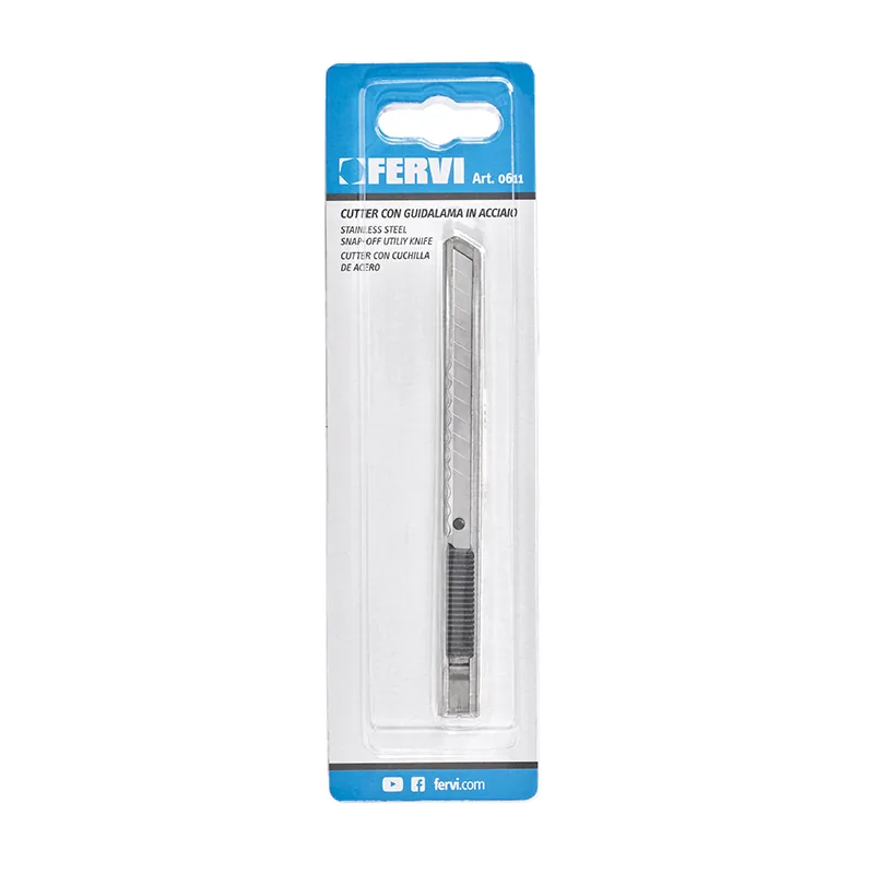 FERVI 0611 snap-off utility knife, 9 mm blade thumbnail 2