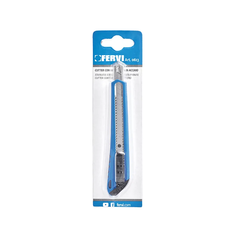 FERVI 0613 snap-off utility knife, 9 mm blade thumbnail 2