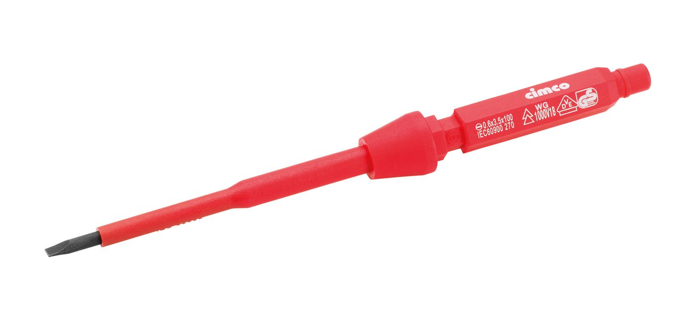 Lưỡi tô vít cách điện có thể thay thế, dẹt 3.5 x 100 mm