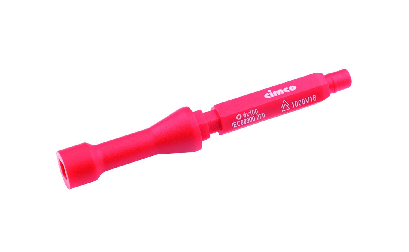 Lưỡi tô vít cách điện có thể thay thế, đầu vuông 6 x 100 mm