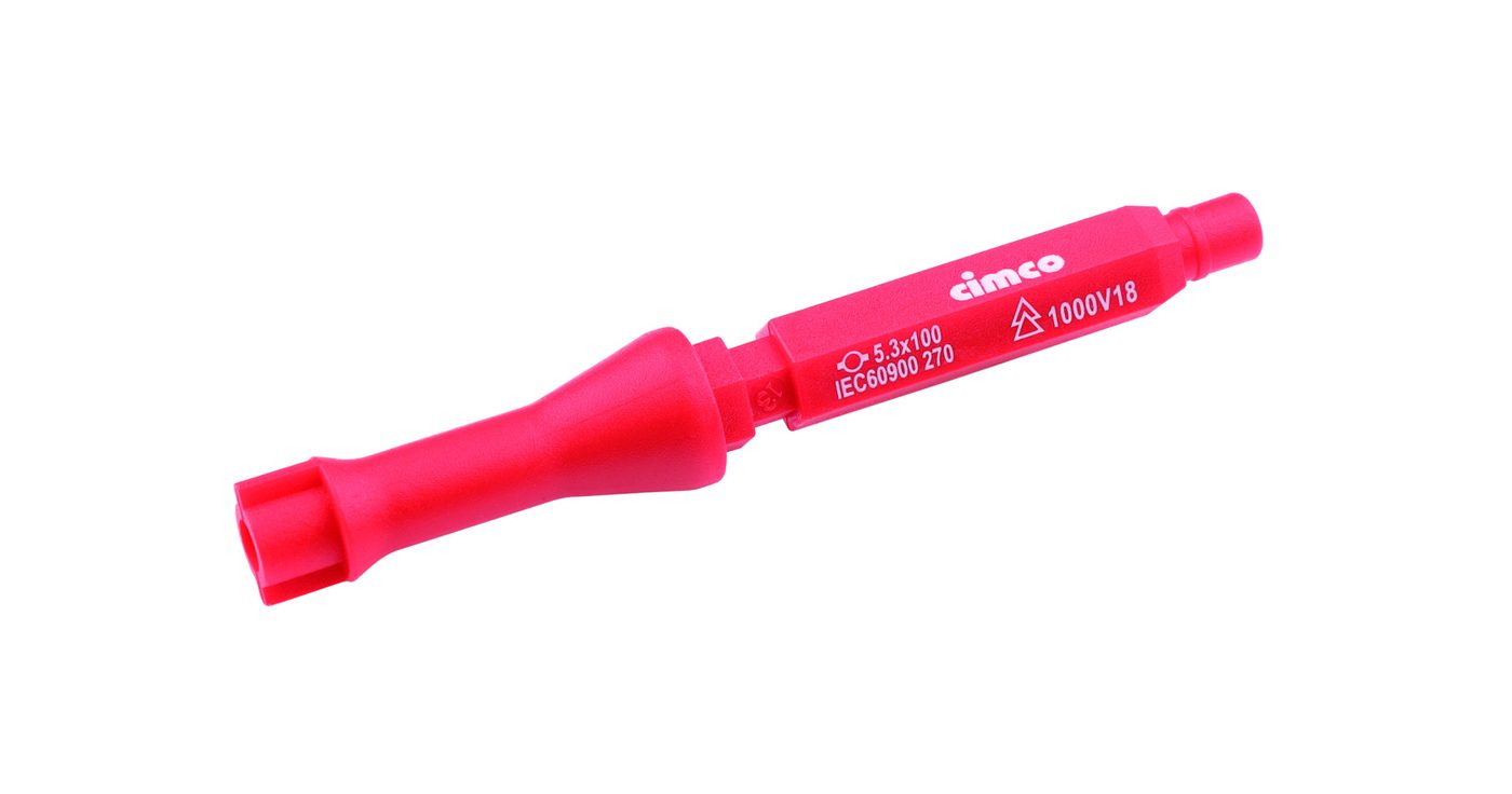 Lưỡi tô vít cách điện có thể thay thế, đầu đôi 5 x 100 mm