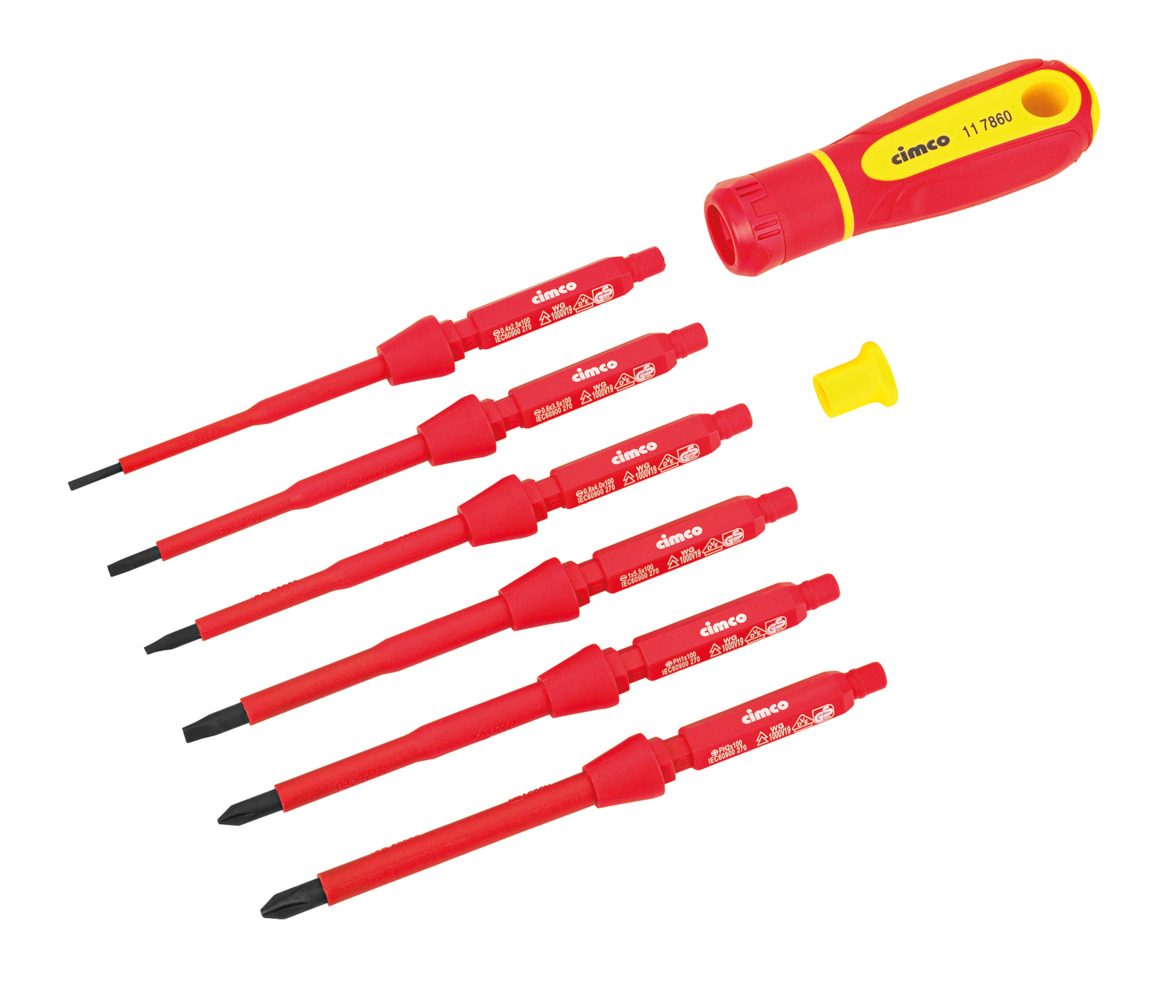 Bộ lưỡi tô vít VDE có thể thay thế, 8 món