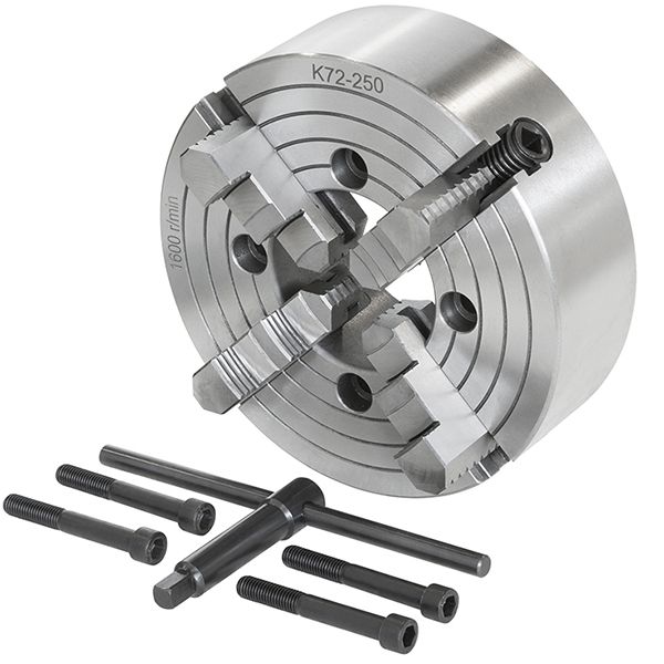 Mâm cặp 4 chấu độc lập Fervi P444 đường kính ngoài từ 160-400mm