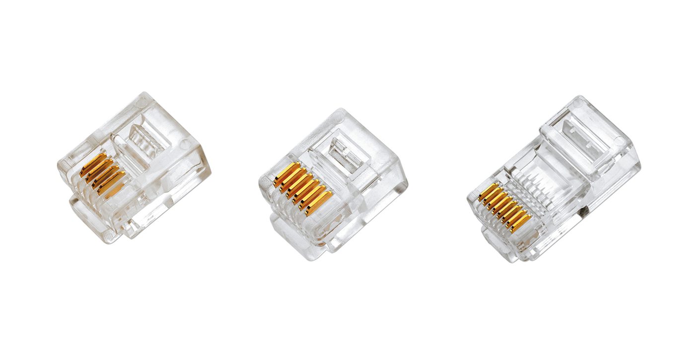Replacement profile for Click n Crimp, for unshielded 8-pin modular plugs, type SS, AMP thumbnail 2