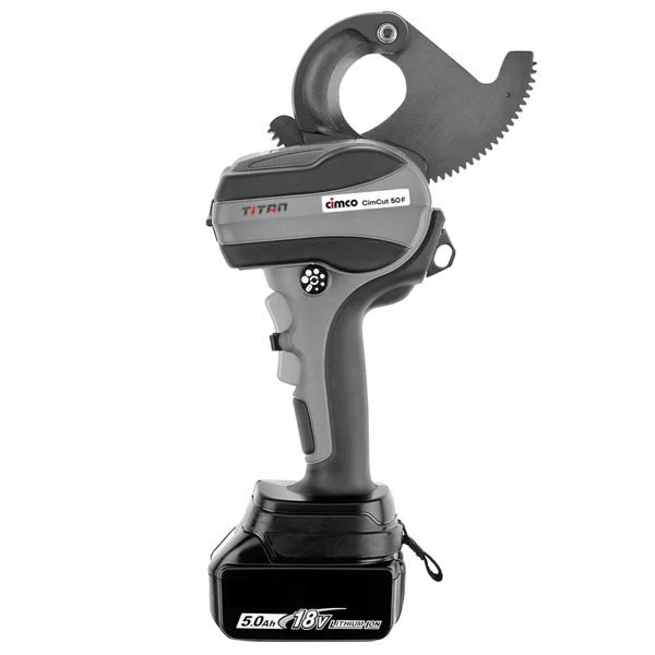 Máy cắt cáp điện chạy pin CIMCO 10 3000 cắt dây mềm Ø 50 mm