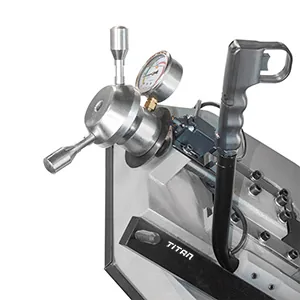 Máy cưa băng kim loại FERVI 0230, cấp phôi bằng thủy lực