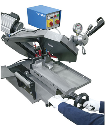 Máy cưa vòng FERVI 0692.230V, cấp phôi đa năng, điện 1pha