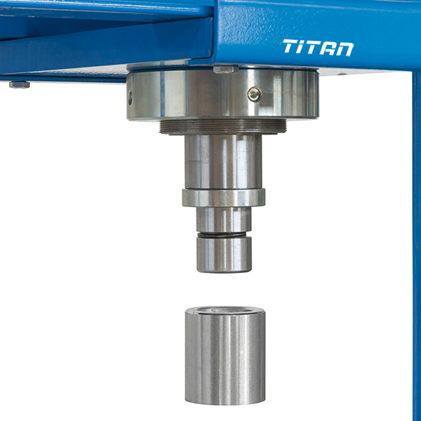 Máy ép thủy lực 30 tấn FERVI P001/30, bơm 2 cấp tốc độ, xylanh động.