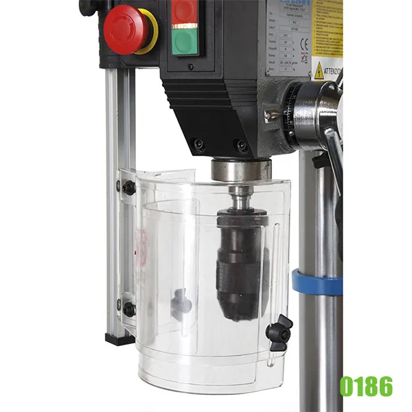 Máy khoan đứng mini 0186, bàn máy tròn ∅290mm, thân trụ ∅80mm thumbnail 2
