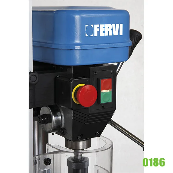 Máy khoan đứng mini 0186, bàn máy tròn ∅290mm, thân trụ ∅80mm thumbnail 4