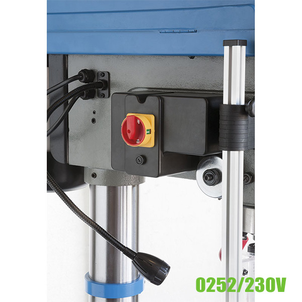 Máy khoan đứng 0252/230V, trụ chính ∅92mm, trục côn kiểu CM4 thumbnail 4