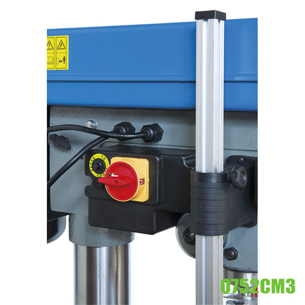 Máy khoan đứng mini 0752CM3, bàn máy 290x290mm, trục côn kiểu CM3 thumbnail 5