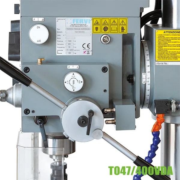 Máy khoan phay T047/400VDA công suất 1500W, bàn 585x190mm thumbnail 4