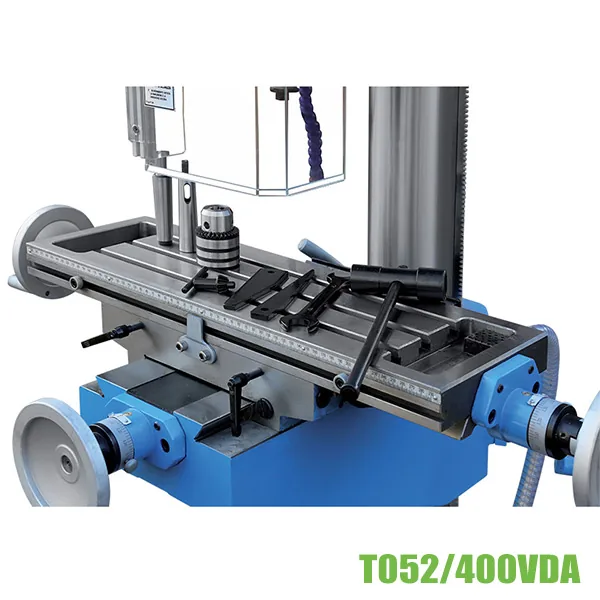 Máy khoan phay đặt sàn FERVI T052-400VDA, truyền đai, khoan thép Ø32 mm, côn MT3, ăn dao tự động, 400 V thumbnail 3