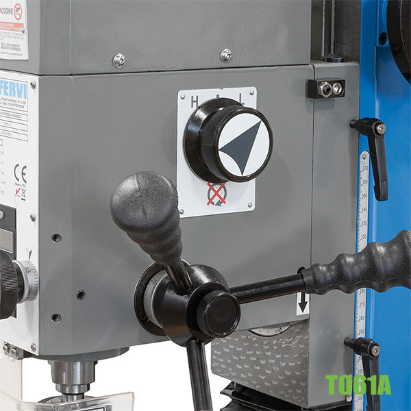 Máy khoan, phay T061A bàn máy 700x180mm, hành trình trục 50mm thumbnail 3