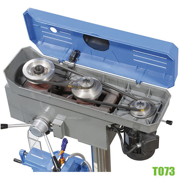 Máy khoan, phay T073, bàn máy 730x210mm, khoan trên gang ∅40mm thumbnail 3