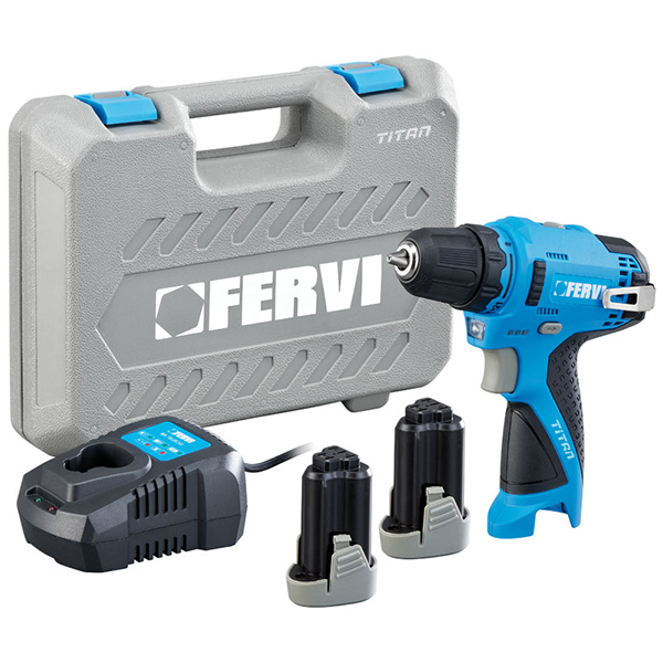 Máy khoan pin FERVI FB12CD3AS-22B, vặn vít lực momen 30Nm thumbnail 2