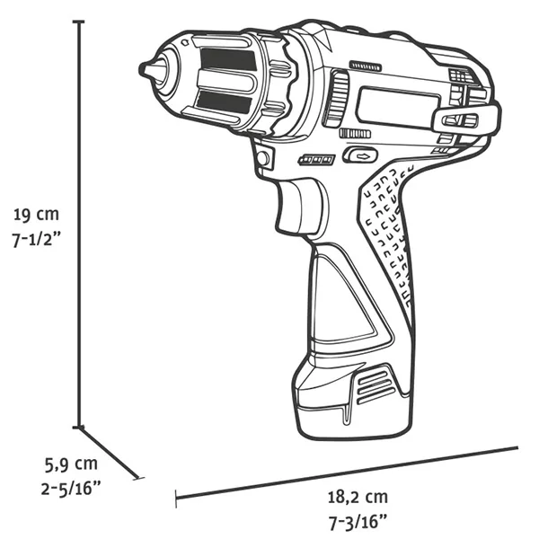 Máy khoan pin FB12CD3AS-22B, vặn vít lực momen 30Nm