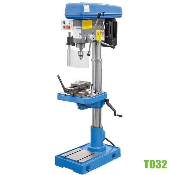 Máy khoan đứng T032, trụ thân chính ∅102mm, bàn máy 330x380mm