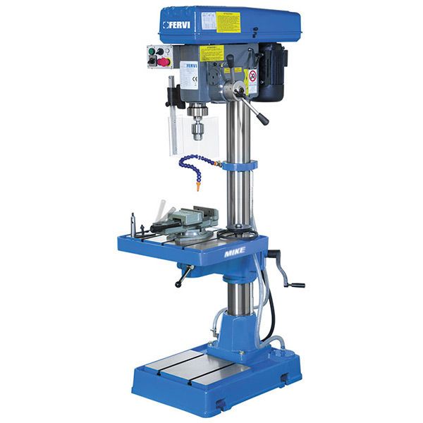 Máy khoan đứng FERVI T032DA, trục côn CM3, hành trình 130mm