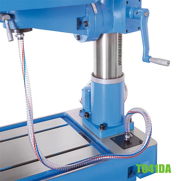 bàn máy máy phay đứng và dây dẫn làm mát T041DA
