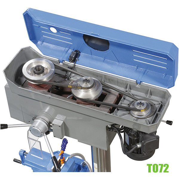 Máy khoan đứng T072, bàn máy 500x380mm, trục côn kiểu CM4 Fervi thumbnail 2