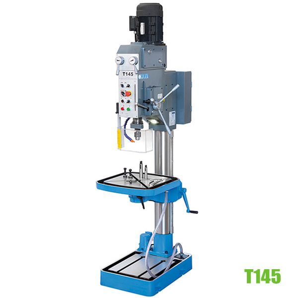 Máy khoan đứng T145, trụ thân máy ∅150mm, hành trình max 180mm