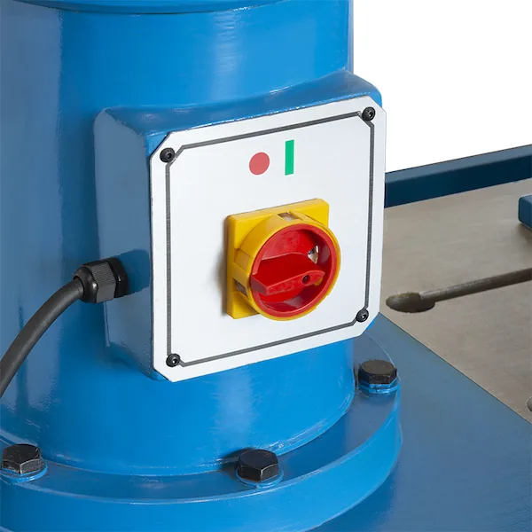 Nút ngừng khẩn cấp trên máy khoan cần Arm Drilling FERVI TR01/180