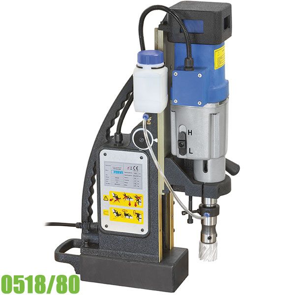 Máy khoan từ 0518/80 lực hút 20000N, công suất 1800W Fervi