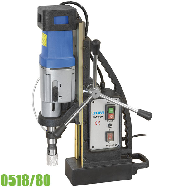 Máy khoan từ 0518/80 lực hút 20000N, công suất 1800W Fervi thumbnail 2